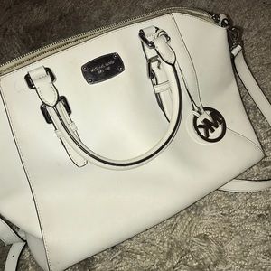 White mk bag